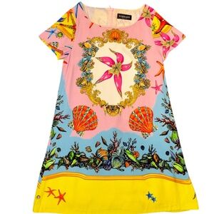 Versace Versace Trésor de la Mer Print Dress Kids Size 12